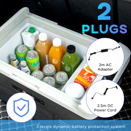 Outsunny 30L 12V Car Refrigerator – Portable Freezer for Camping & Travel