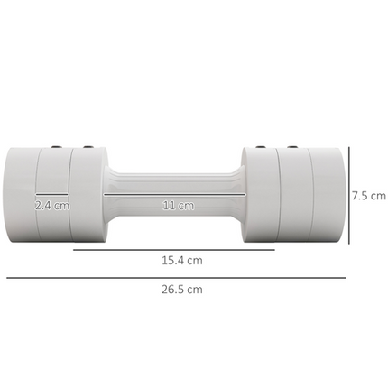 Adjustable Dumbbell Set – Compact Design, 2.5kg x 2, Quick Adjustment System