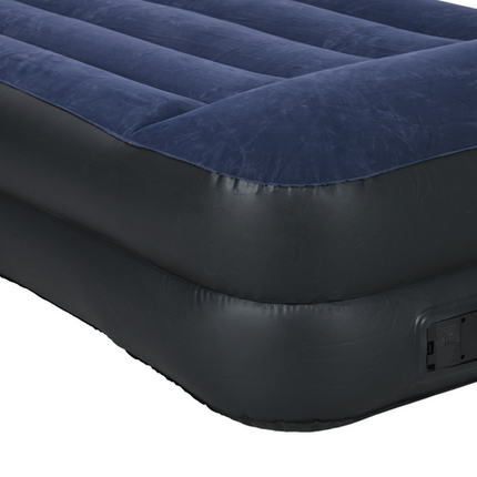 Outsunny Queen Inflatable Mattress – Electric Pump & Built-In Pillow Included