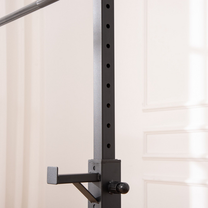 HOMCOM Heavy Duty Barbell Squat Rack – Power Weight Stand for Home Gym